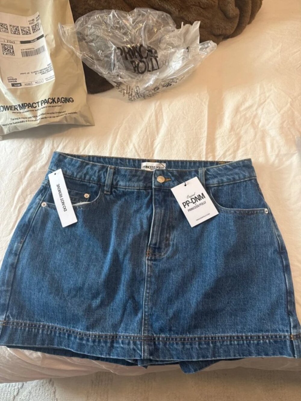 Princess Polly denim skort